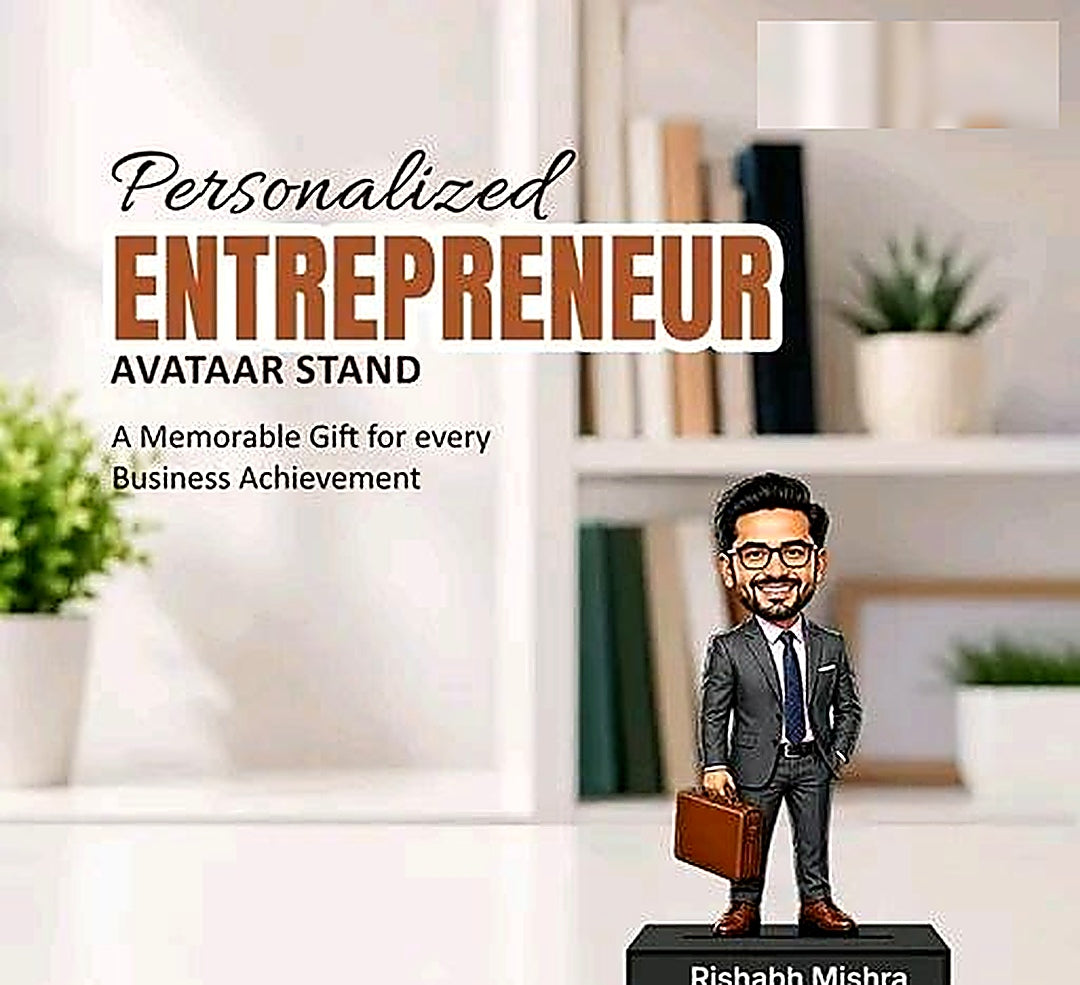 Personalized 3D Caricature Avatar Acrylic Desk Stand