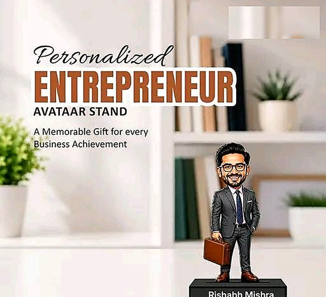 Personalized 3D Caricature Avatar Acrylic Desk Stand